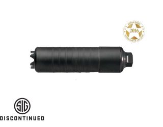 SIG SRD556 suppressor; Inconel 718, 5.56 direct thread suppressor, highest level of durability, particularly with short-barreled hosts using supersonic ammunition.