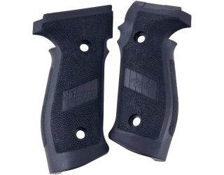 P226 Black Polymer Magwell Grips