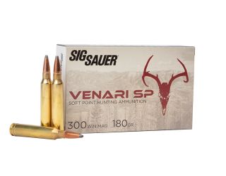 Venari Soft Point 300 Win Mag hunting ammunition by SIG SAUER