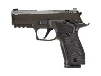 P226, 9MM, 3.8IN, X-SERIES LEGION, LEGION GRAY, SAO, X-RAY 3, G10 GRIP, (3) 10RD STEEL MAG, OPTIC READY