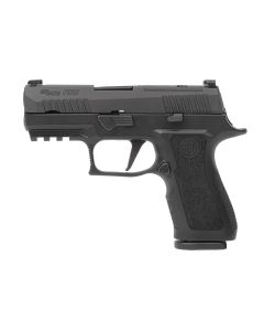 "Experience the Sig Sauer P320 XCOMPACT pistol, a compact powerhouse engineered for exceptional accuracy and reliability. With its ergonomic design and advanced features, this firearm offers superior comfort and control, making it the perfect choice for c