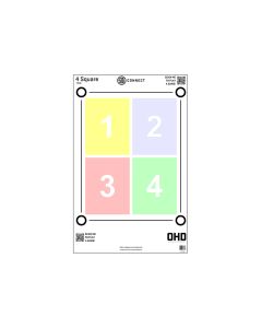 FOUR SQUARE OHD PAPER TARGET