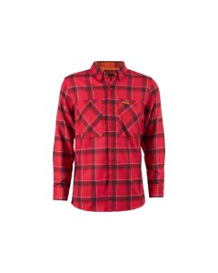 DEADEYE SCOTT FLANNEL BUTTON UP - SIG SAUER - RED