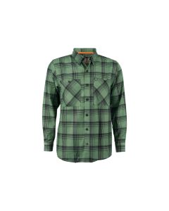 DEADEYE ROW FLANNEL BUTTON UP - SIG MARK - GREEN