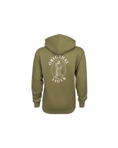 VINTAGE ORIGINAL SAUER LOGO ZIP UP HOODIE - GREEN