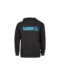 SAUER LOGO HOODIE - BLACK