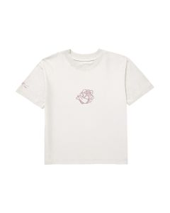 ROSE MARK BOXY WOMEN'S T-SHIRT - PORCELAIN