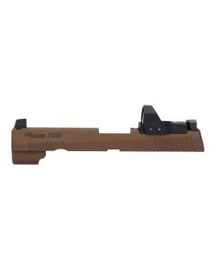 P320 RXP FULL-SIZE 9MM 4.7" SLIDE ASSEMBLY, ROMEO1PRO, COYOTE BROWN