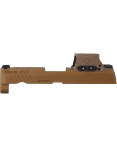 P320-M18 9MM 3.9" SLIDE ASSEMBLY, ROMEO-M17, COYOTE