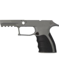 P320 XCARRY 9MM/40/.357 GRIP MODULE - GRAY, MEDIUM GRIP - MIRZON