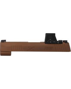 P365-XL 9MM 3.7" SLIDE ASSEMBLY, ROMEO-X COMPACT, COYOTE BROWN