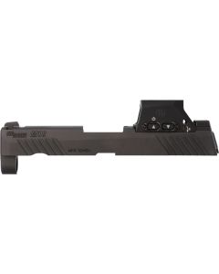 P320-M18 9MM 3.9" SLIDE ASSEMBLY, ROMEO-M17, BLACK