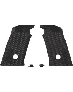 P211-GTO GRIP PANEL SET, G10, BLACK