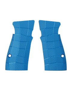 P365-AXG ALUMINUM GRIDLOK GRIP PANELS - BLUE - LOK GRIPS