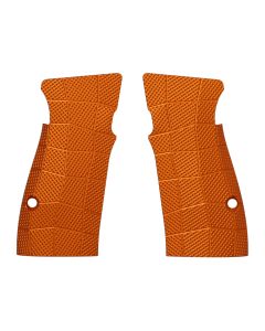 P365-AXG ALUMINUM GRIDLOK GRIP PANELS - ORANGE - LOK GRIPS