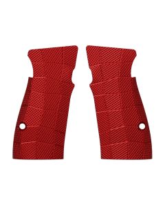 P365-AXG ALUMINUM GRIDLOK GRIP PANELS - RED - LOK GRIPS