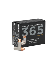 9MM, 115GR, Elite V-Crown, 365 JHP