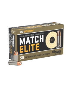 9MM, 147GR, Match Elite Competition JHP