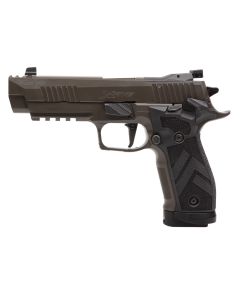 "Behold the Sig Sauer P226-XFIVE LEGION pistol, a precision-engineered masterpiece designed for elite performance and reliability. With its sleek design and advanced features, this firearm embodies Sig Sauer's legacy of excellence, setting a new standard 