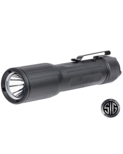 Unveiling the Sig Sauer FOXTROT-EDC FULL-SIZE, a formidable beacon of light captured in this image. This full-size tactical flashlight showcases the relentless commitment to excellence that defines Sig Sauer. With a robust design and powerful illumination
