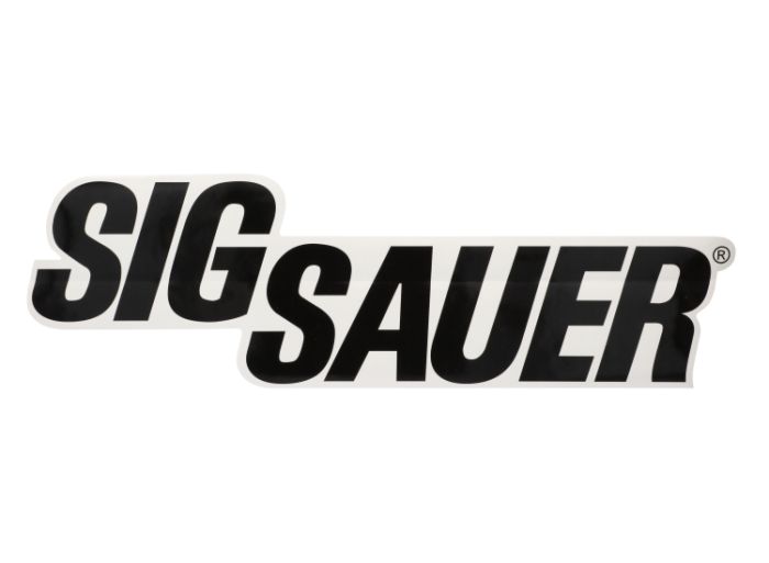 Sig Sauer Logo Decal Sticker OEM NEW Black & White 