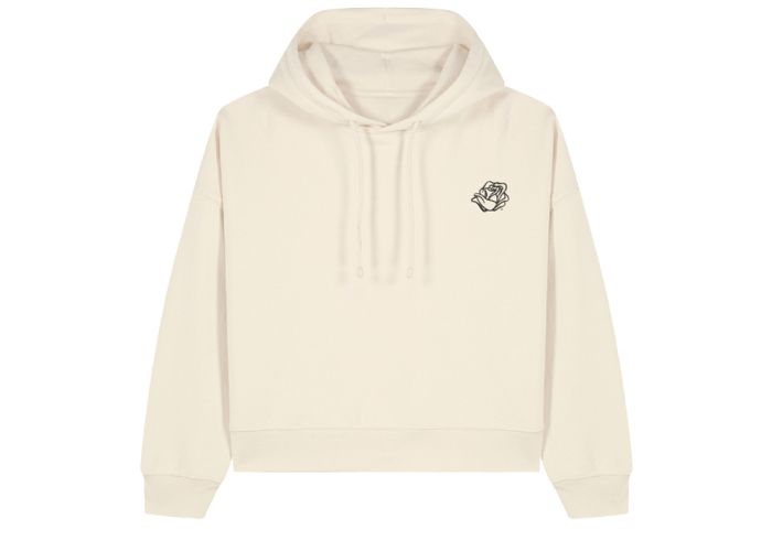 ROSE WOMEN'S HOODIE - NATURAL RAW