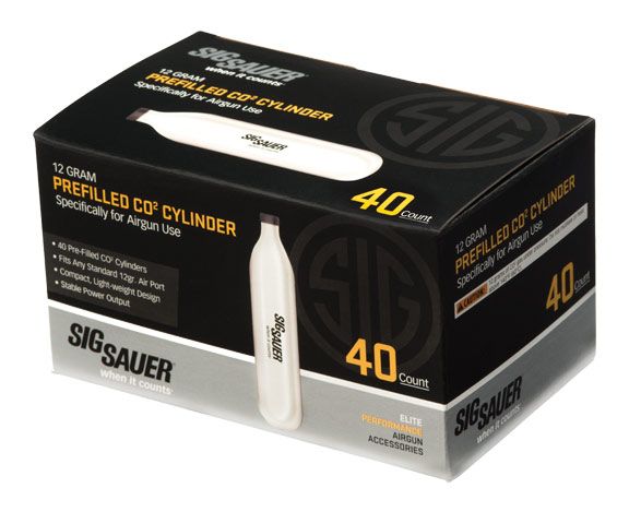 Black Sig Sauer AC-90-2 5270-0685 CO2 Cartridge