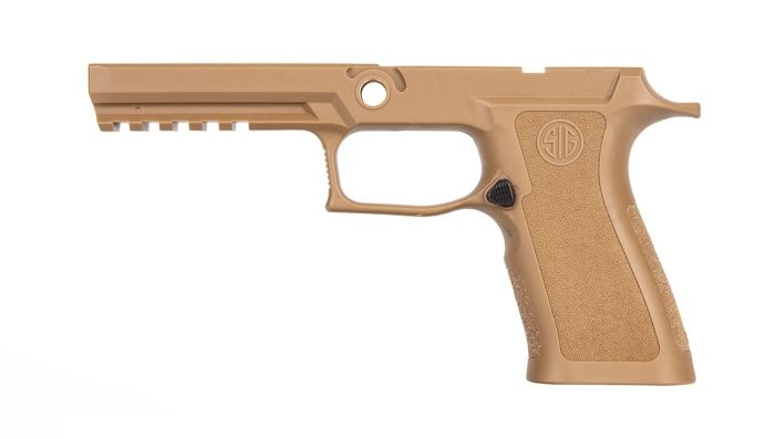 るみ P320 XFULL 9MM/40/.357 GRIP MODULE - COYOTE TAN, MEDIUM GRIP
