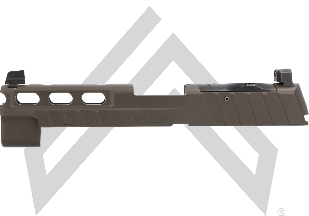 P226 LEGION PRO-CUT 9MM 4.4" SLIDE ASSEMBLY, OPTIC READY, GRAY