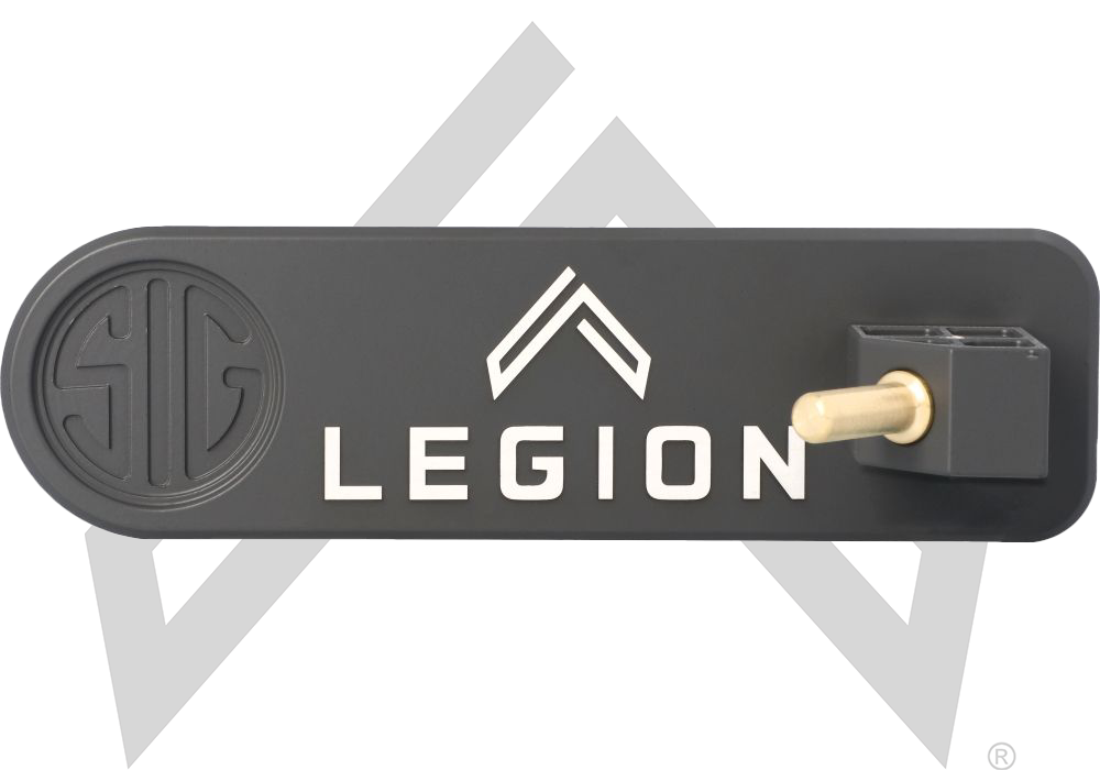 SIG SAUER LEGION CNC 9MM PISTOL BRASS BARREL BLOCK STAND-GRAY