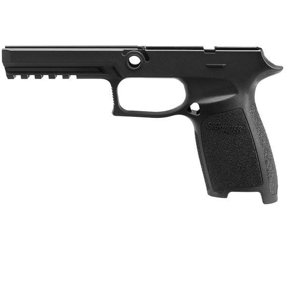P320/P250 FULL 9MM/40/.357 GRIP MODULE - BLACK, SMALL GRIP