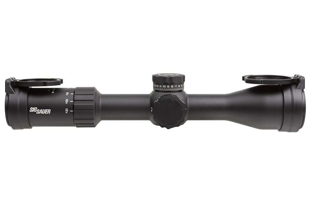 WHISKEY4 3-12X44MM EXPOSED ZERO STOP, NON-ILLUMINATED (SFP)