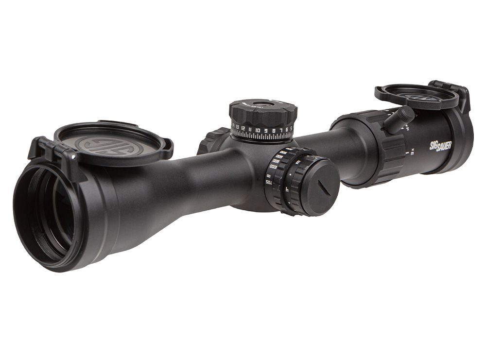 WHISKEY4 3-12X44MM EXPOSED ZERO STOP, ILLUMINATED (SFP)