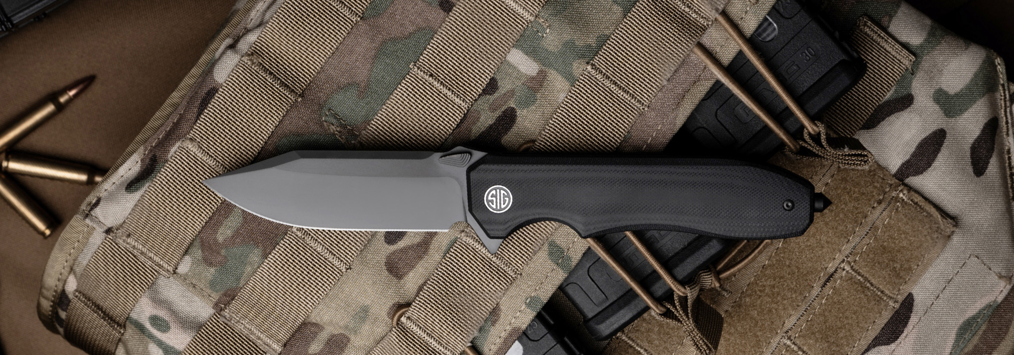 SIG SAUER VALIDUS DROP POINT KNIFE - BLACK G10