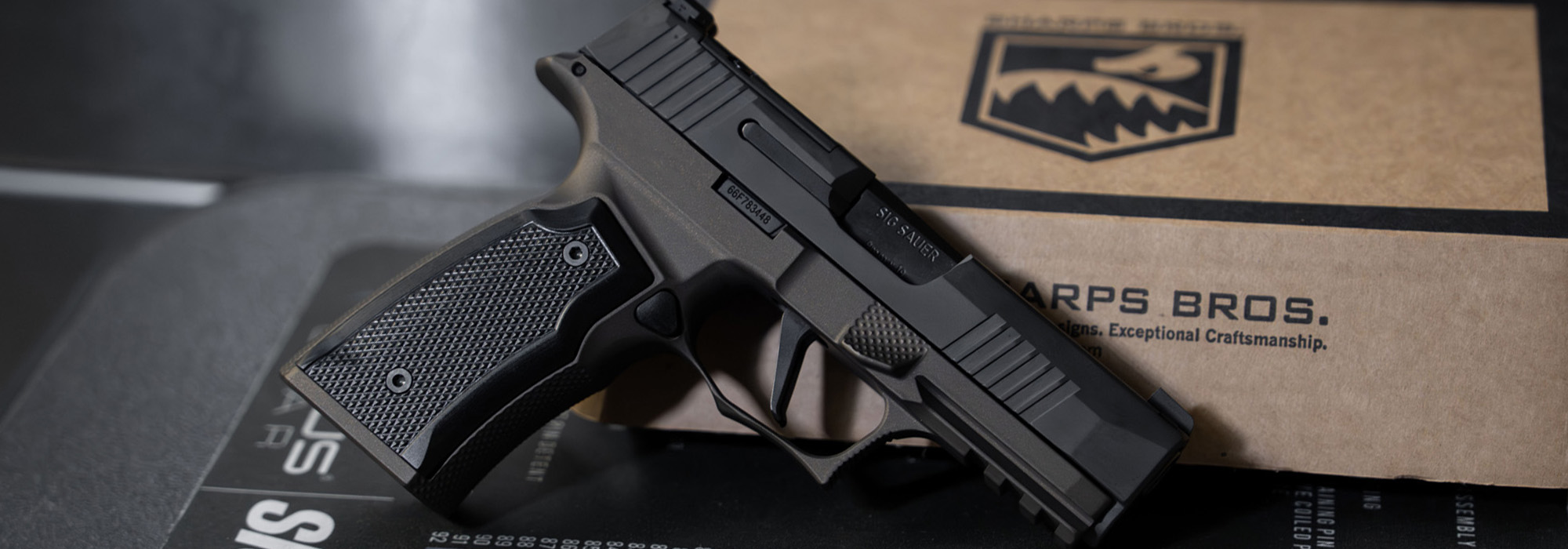 P365-XMACRO BRONZE ALUMINUM GRIP MODULE - SHARPS BROS.