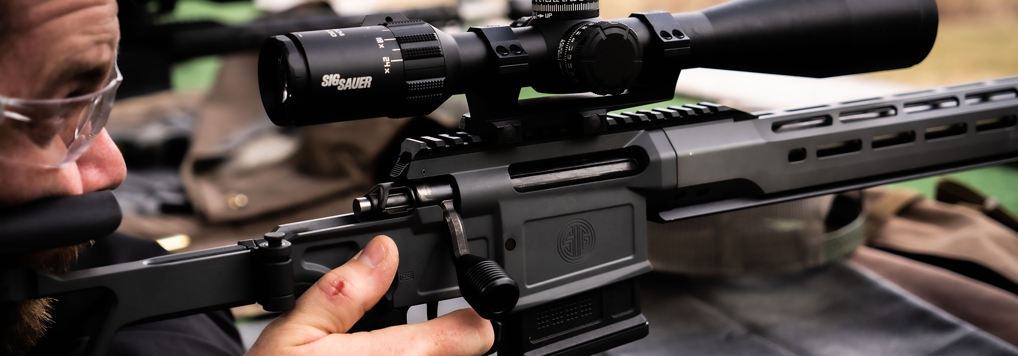 Cross prs bolt action hunting rifle sig sauer