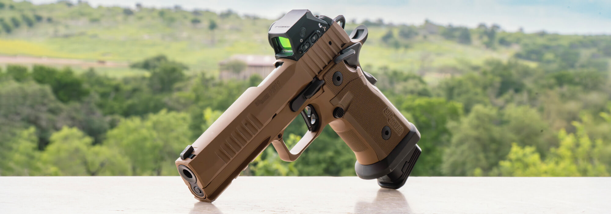 SIG SAUER P211-GT5 Coyote | Full-Size Single Action 9mm Pistol
