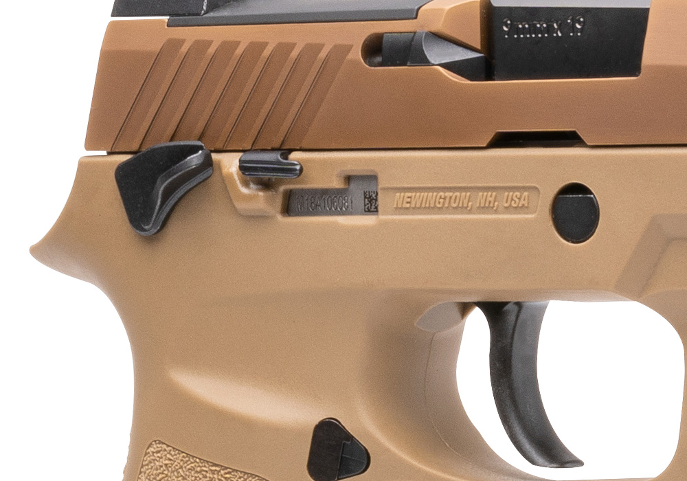 P320 m18 california california compliant pistol