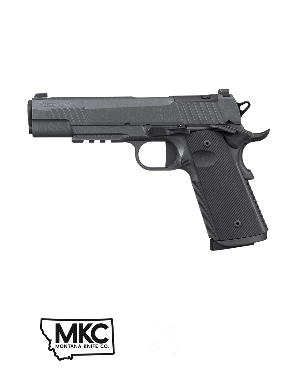 SIG SHORTS Limited Edition 1911X Damascus & MKC Knife Kit