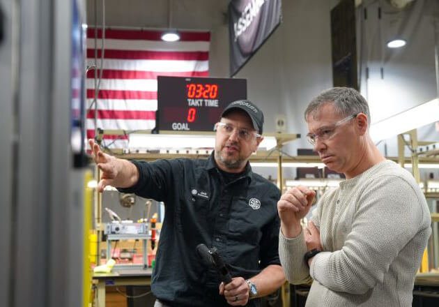 SIG SAUER was proud to host the Honorable Brent G. Ingraham, Assistant Secretary of the Army for Acquisition, Logistics and Technology and Army Acquisition Executive, at our New Hampshire manufacturing facilities.