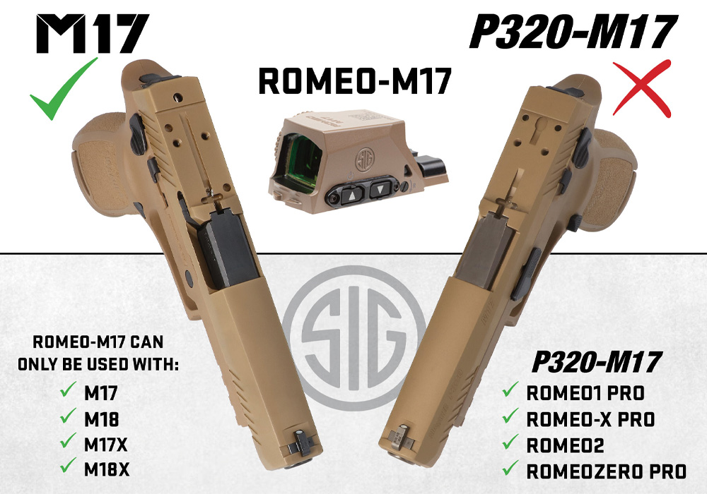 シグ SIG SAUER ROMEO-M17 24MM SORM1700 実物 Buy Sig Sauer ROMEO-M17 1x24mm Pistol SORM1700 | Sig Sauer