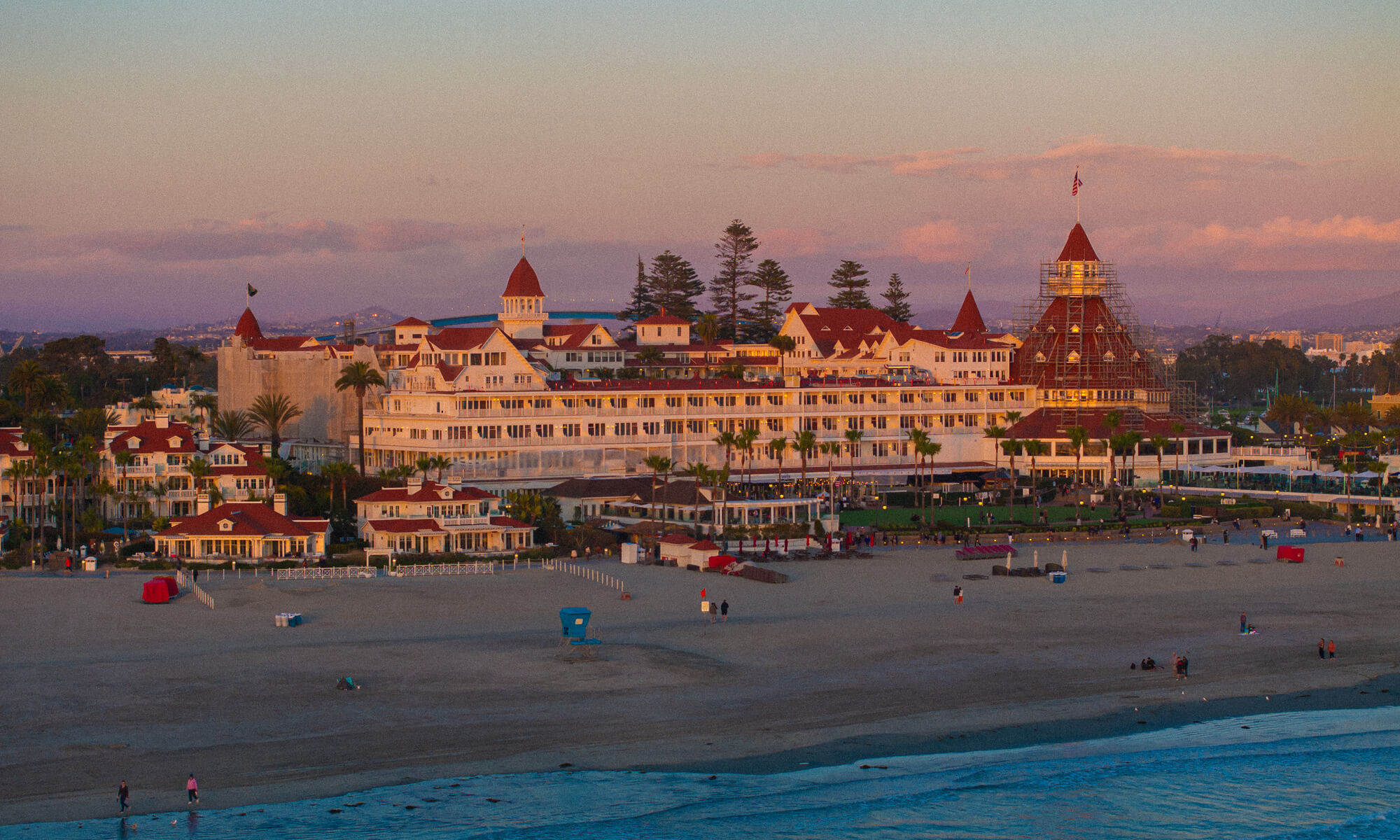 The Hotel del Coronado in San Diego