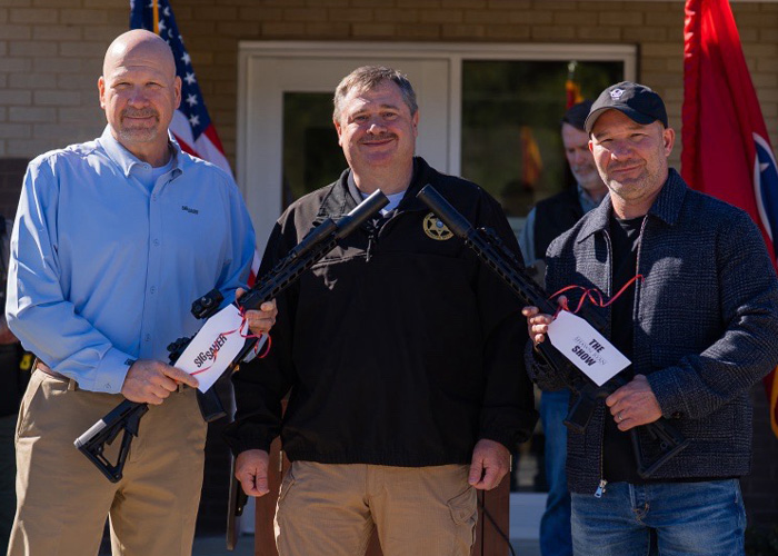 Podcast Host and Former Navy SEAL Shawn Ryan Teams Up with SIG SAUER to Donate Firearms and Emergency Kits to Local Sheriff’s Department