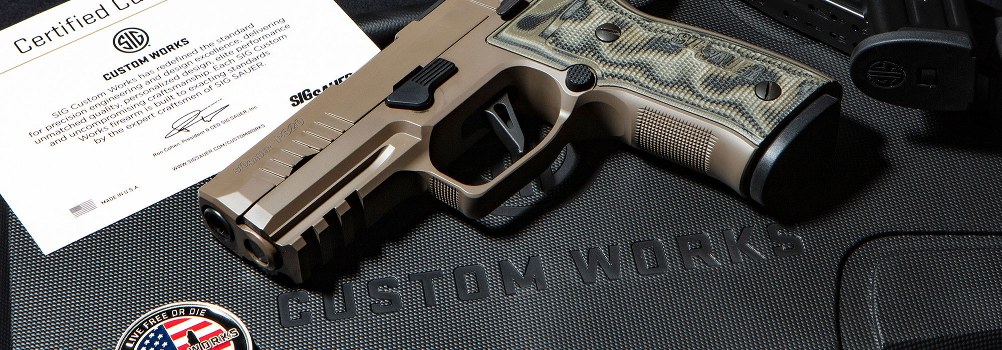 the SIG P320 AXG SCORPION Handgun