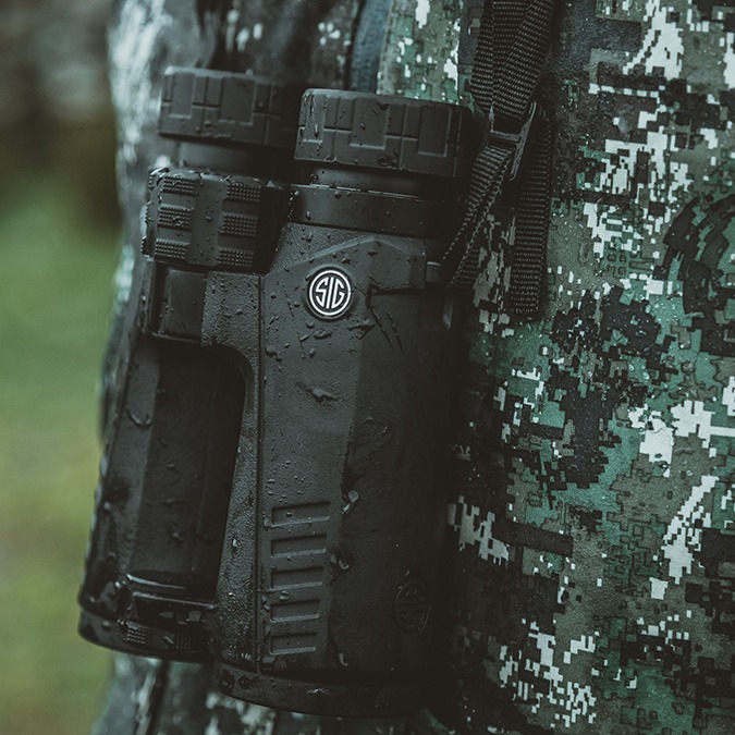 Binoculars are an essential addition to SIG optics products to dramatically improve long range hunting success rates. 