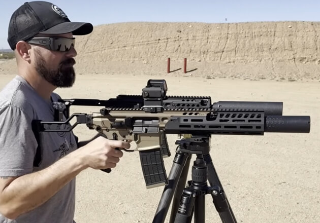 Rob Orgel test the new line of SIG suppressors.
