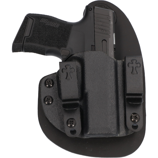 Image of P365X IWB CROSSBREED LEATHER / KYDEX HYBRID HOLSTER - RIGHT HANDED
