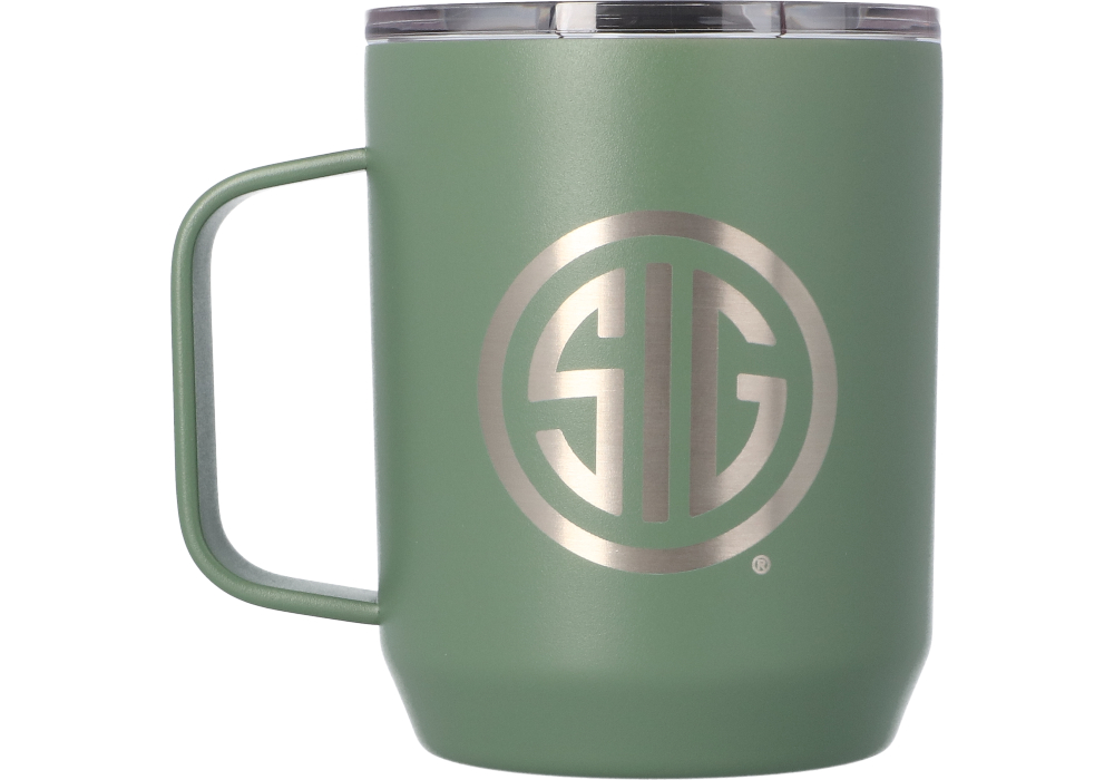 Image of SIG 12OZ Camp Mug - Insulated Stainless Camelbak -Moss Green