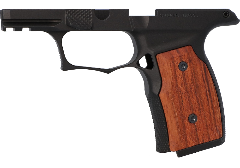 Image of P365X/XL CHERRY WOOD PANEL GRIP MODULE - SHARPS BROS.
