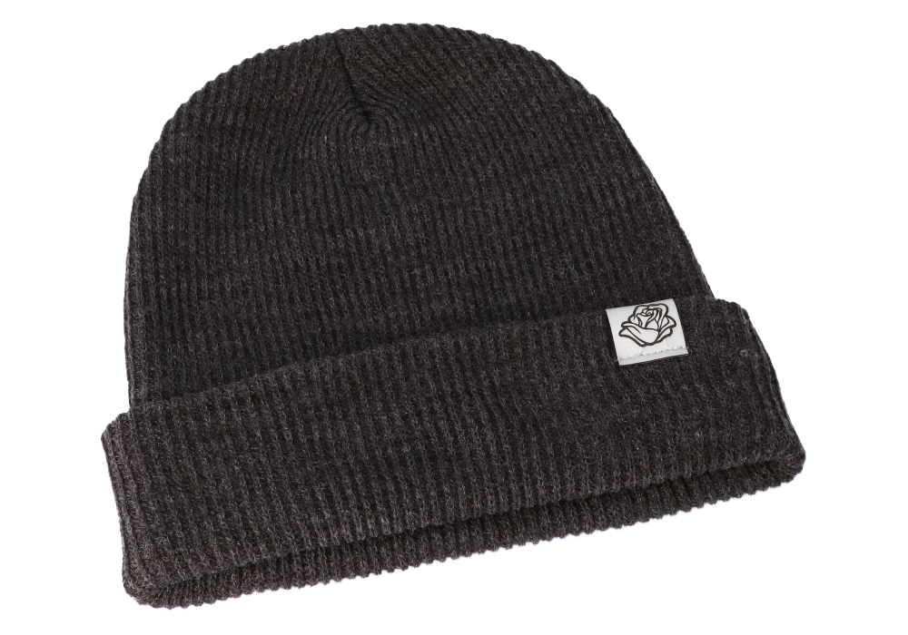 Image of ROSE Charcoal Beanie